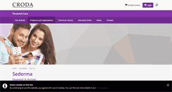 Desktop Screenshot of crodarom.crodadirect.com