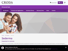 Tablet Screenshot of crodarom.crodadirect.com