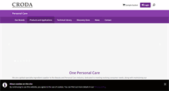 Desktop Screenshot of pceurope.crodadirect.com